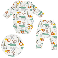 2-dielna detská súprava – body a tepláčky Safari