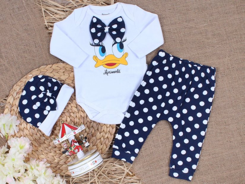 3D dojčenská súprava Daisy Duck 62/68