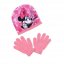 Căciulă și mănuși Minnie Mouse roz 52