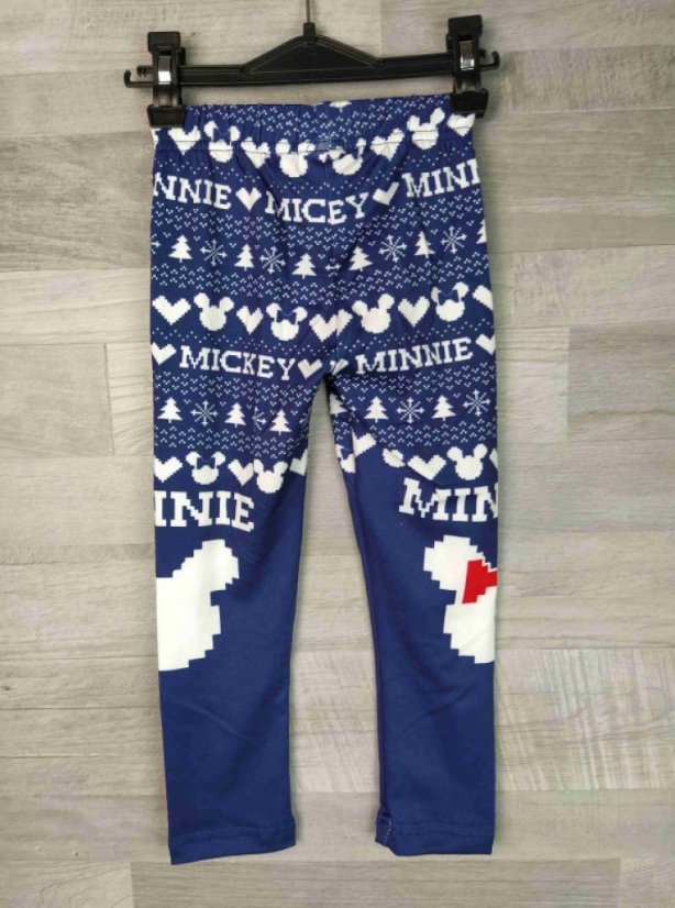 Dívčí legíny Minnie modré 110/116