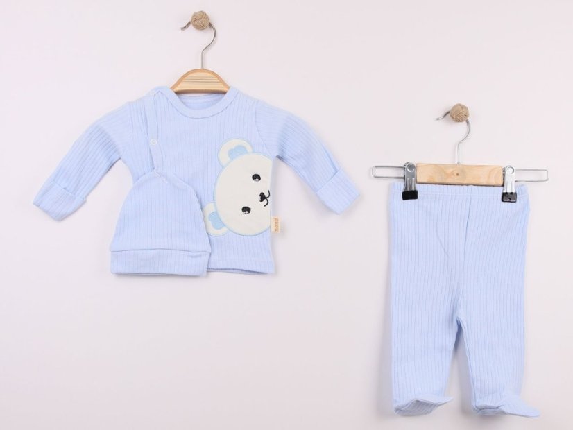 Completo 3 pezzi per neonati  Orso 56/62
