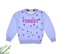 Maglione da bambina Forest blu