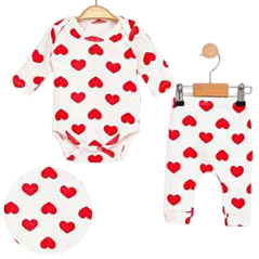 2-dielna detská súprava – body a tepláčky Heart