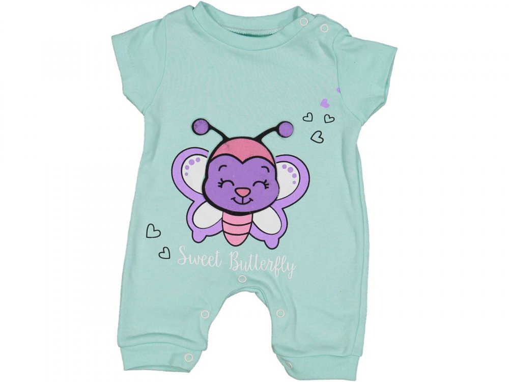 Pagliaccetto neonata Butterfly - Taglia: 68 cm :: ARIAshop.it