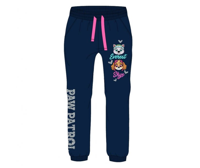 Pantaloni pentru fete Paw Patrol navy