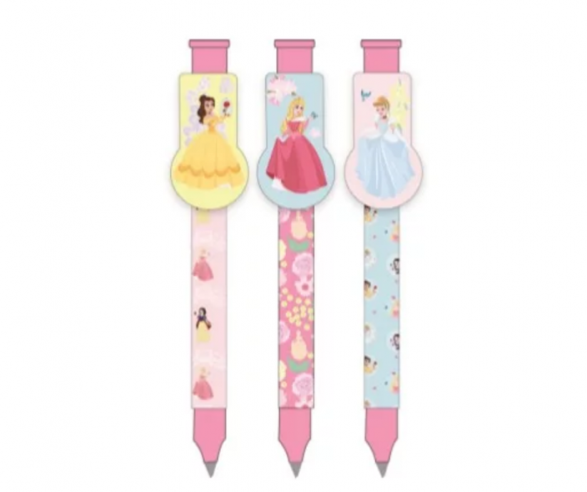 Set di penne Disney Princess 3 pezzi