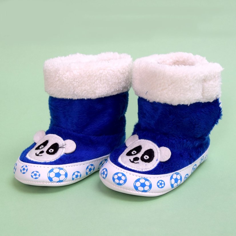Caldi stivali da bambino/ Scarpine per neonati Panda blue