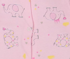 Salopetă bebe Elefant roz 56/62