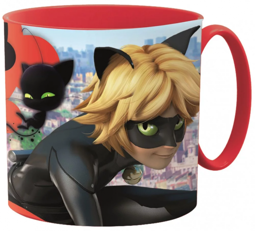 Bicchiere in plastica micro Miraculous Ladybug 265 ml