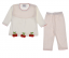 Set 2 pezzi vestiti per neonata Cherry 62