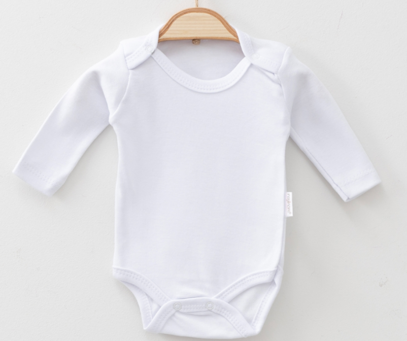 Body dlouhý rukáv bílé Baby