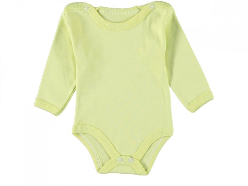 Body verde pentru bebelusi mânecă lungă