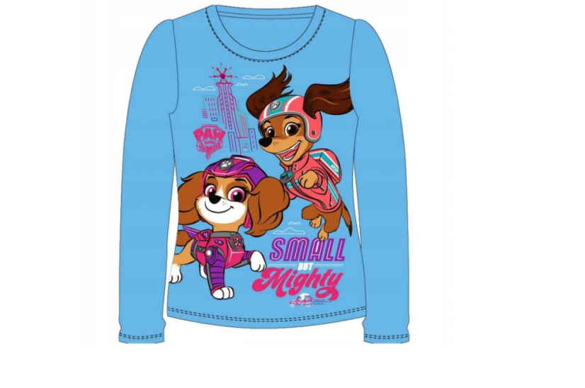 Maglietta Paw Patrol Skye Maniche Lunghe Bambina - Cotone 100%