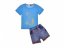 Chlapecký letní set - souprava tričko a džinové kraťasy potisk DINO