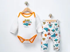 Set pentru copii din 2 piese – body și pantaloni Blast off