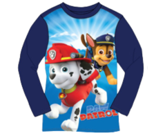 Bluză de copii mânecă lungă blu Paw Patrol