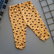 Pantaloni con piedini per neonato Batman 56