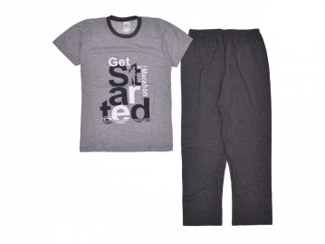 Chlapecké pyžamo s krátkým rukávem a dlouhé kalhoty