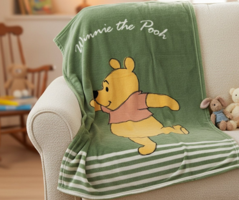 Deka fleecová Winnie Pooh Baby 75×100 cm