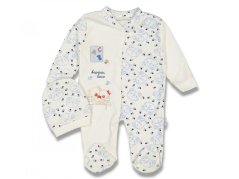 Dojčenský overal a čiapka ABC 74