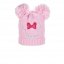 Dievčenská pletená čiapka Minnie růžová 50
