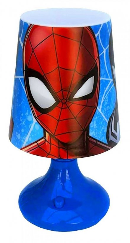Noční stolní LED lampička Spiderman