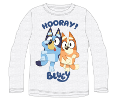 Tričko Bluey s dlhým rukávom sivé