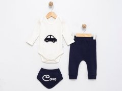 Set Cars din 3 piese – body, pantaloni și bavețică