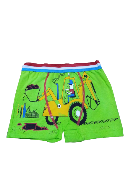 Chlapecké spodní prádlo - boxerky 6-7 let | zelená