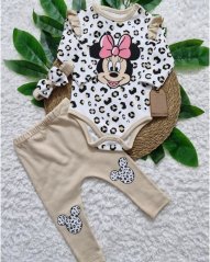 3dílná Dětská souprava Minnie – body, legíny a čelenka