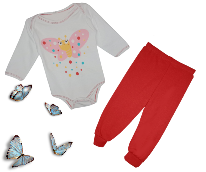 Set pentru bebelusi Butterfly