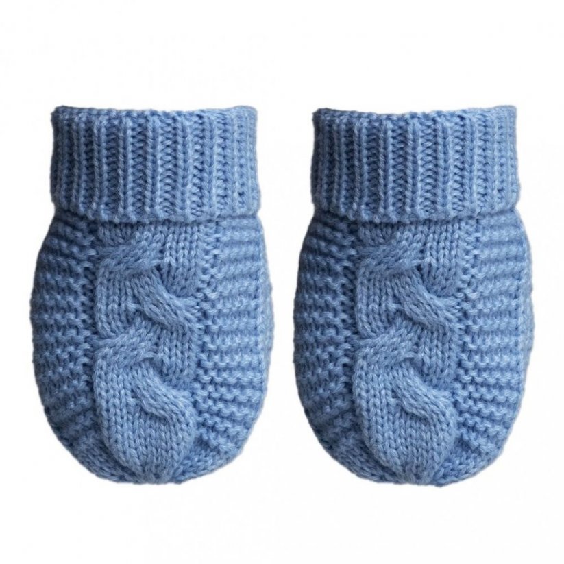 Dojčenské rukavičky modré Deluxe