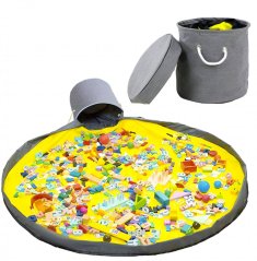 Cutie depozitare jucarii si covor pentru joaca