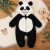 Dětský overal hřejivý Panda s kapucí