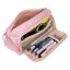 Astuccio scolastico rosa a due scomparti
