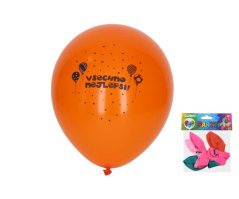 Balónky Všechno nejlepší, mix barev, 30cm - sada 5ks