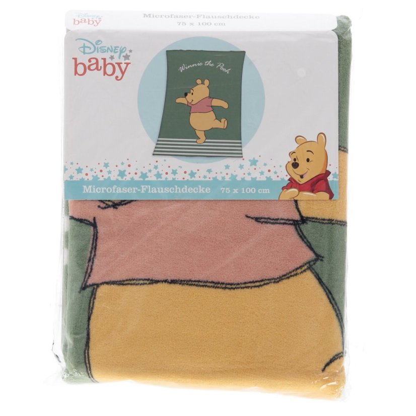 Deka fleecová Winnie Pooh Baby 75×100 cm