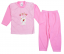 Dievčenské pyžamo ružové Puppy 68