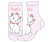 Sosete Cat Marie roz