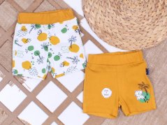 Dětské kraťasy 2 ks Tropical oranžové
