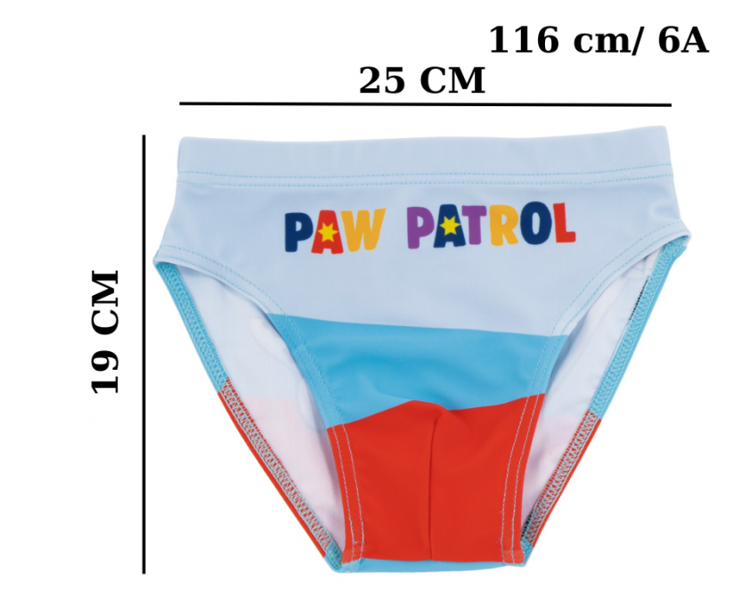 Chlapecké slipové plavky Paw Patrol Chase