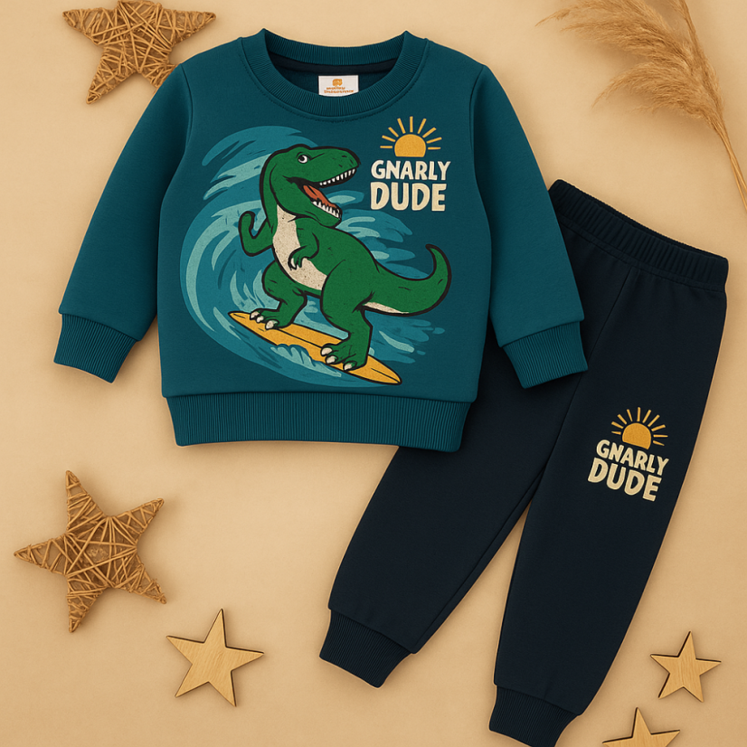 2D dětská tepláková souprava Dino 68