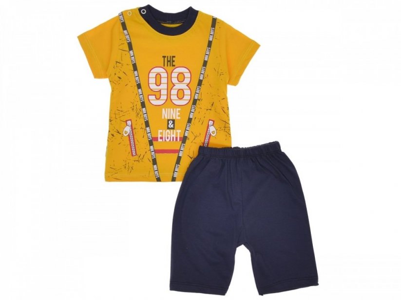 Chlapčenský letný set - súprava tričko a kraťasy 98