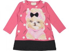 Rochie cu mânecă lungă roz Puppy 98