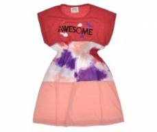 Farebné dievčenské detské šaty Awesome 110