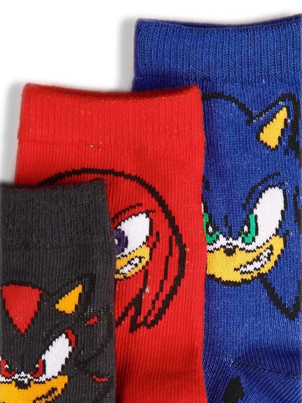 3 pack Ponožky Sonic