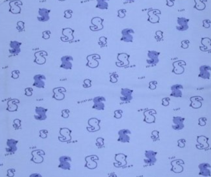 Body pentru bebelusi bleu Ducks