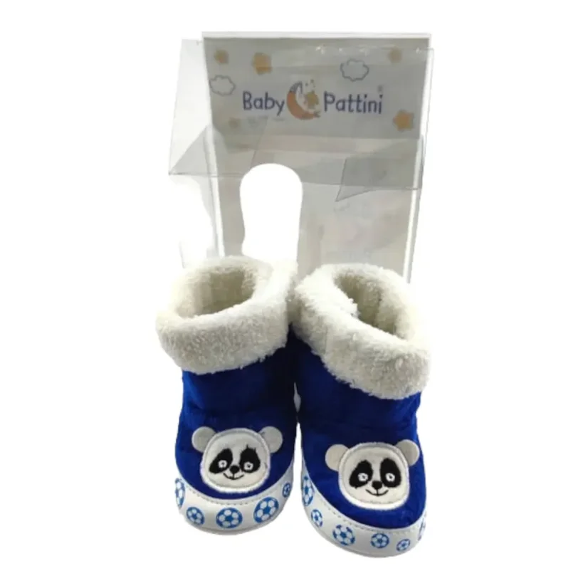 Caldi stivali da bambino/ Scarpine per neonati Panda blue