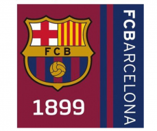 Chlapecký ručník FC Barcelona červený 30 x 30