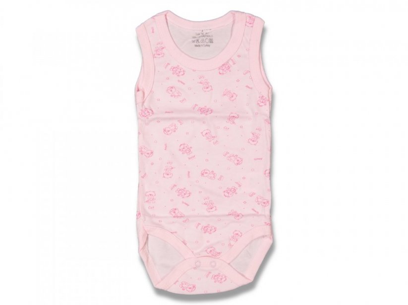 Body rosa per neonata Bear
